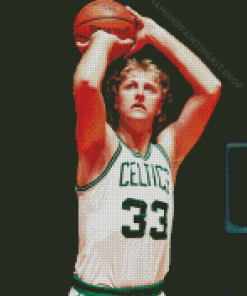 Young Larry Bird Basketballer Diamond Painting