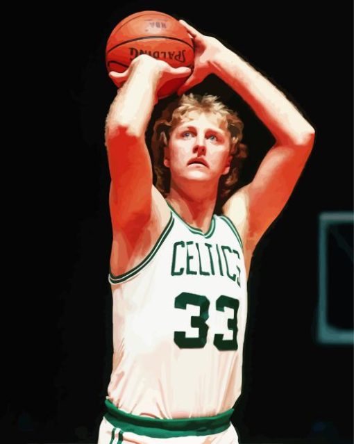 Young Larry Bird Basketballer Diamond Painting