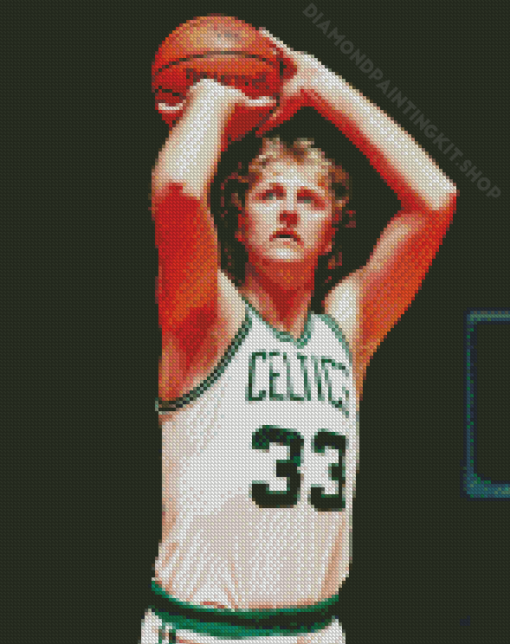 Young Larry Bird Basketballer Diamond Painting