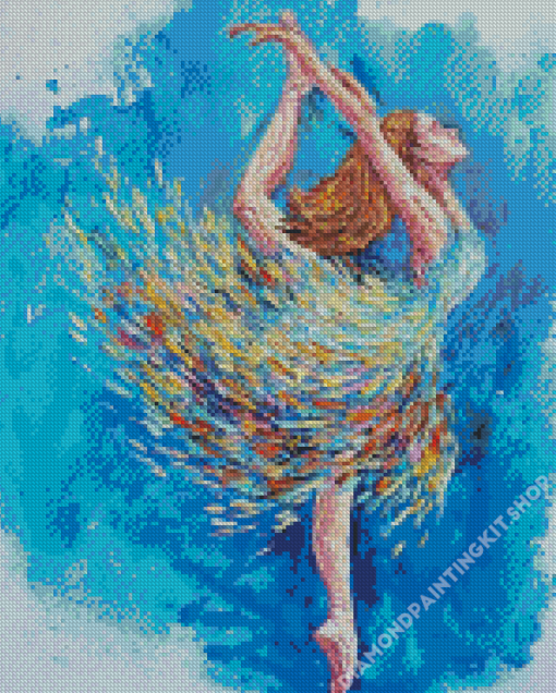 Abstract Ballerina Art Diamond Painting