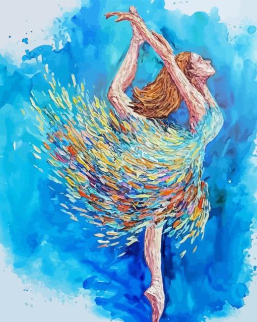 Abstract Ballerina Art Diamond Painting