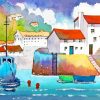 Aesthetic Harbour England Diamond Painting