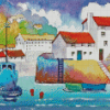 Aesthetic Harbour England Diamond Painting