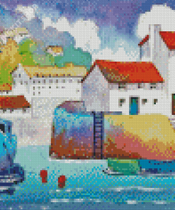 Aesthetic Harbour England Diamond Painting