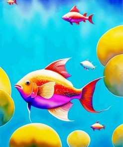 Aesthetic Fish Diamond Painting