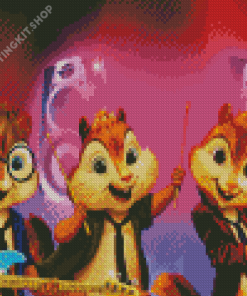 Alvin And The Chipmunks Band Diamond Painting