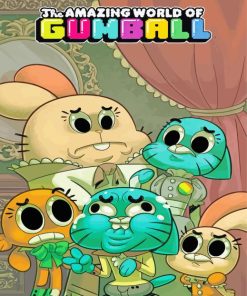 Amazing World Of Gumball Poster Diamond Painting