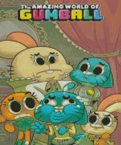 Amazing World Of Gumball Poster Diamond Painting