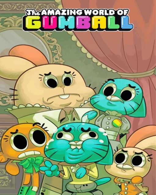 Amazing World Of Gumball Poster Diamond Painting