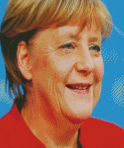 Angela Merkel Smiling Diamond Painting