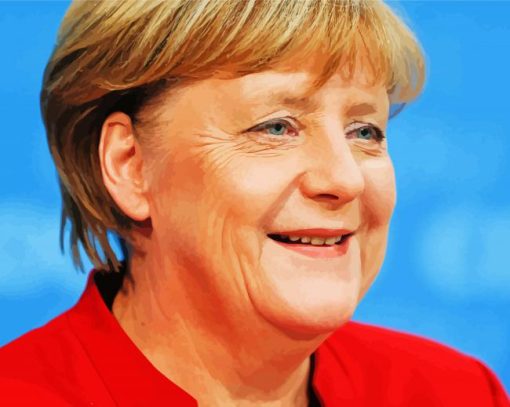 Angela Merkel Smiling Diamond Painting