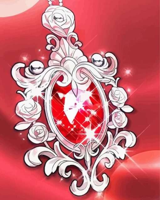 Anime Necklace Jewel Diamond Painting