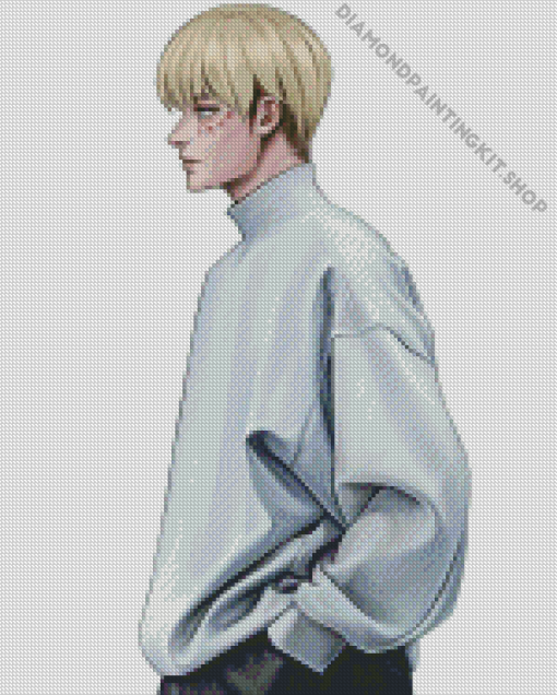 Armin Arlert Side Profile Diamond Painting