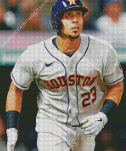 Astros Michael Brantley Baseballer Diamond Painting