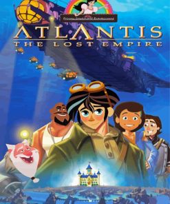 Atlantis The Lost Empire Movie Poster Diamond Painting