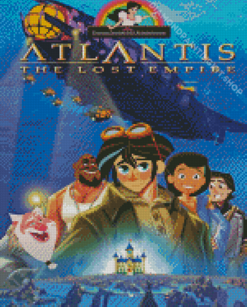 Atlantis The Lost Empire Movie Poster Diamond Painting