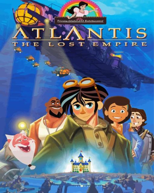 Atlantis The Lost Empire Movie Poster Diamond Painting