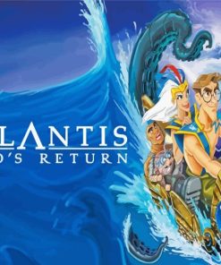 Atlantis The Lost Empire Poster Diamond Painting