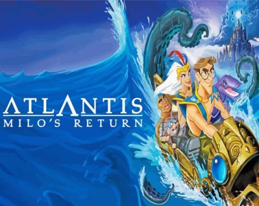 Atlantis The Lost Empire Poster Diamond Painting