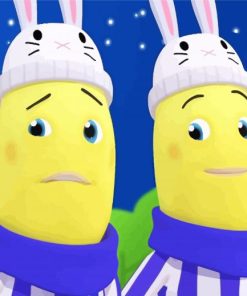 Bananas In Pajamas Animated Tv Serie Diamond Painting