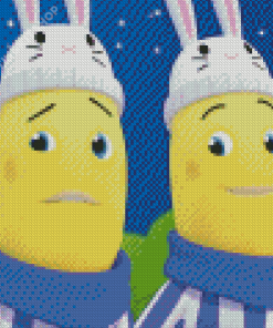 Bananas In Pajamas Animated Tv Serie Diamond Painting