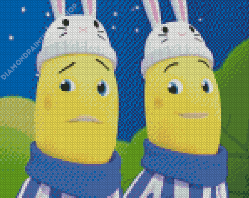 Bananas In Pajamas Animated Tv Serie Diamond Painting