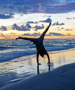 Beach Dancer Diamond Painting