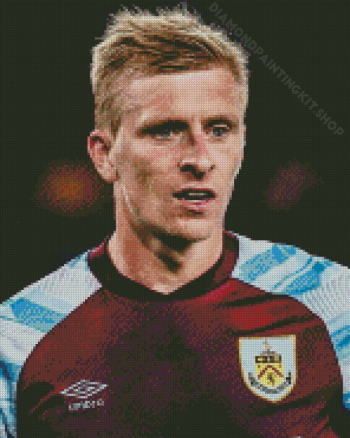 Ben Mee Burnley Footballer Diamond Painting