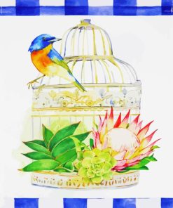 Birdcage Spring Diamond Painting