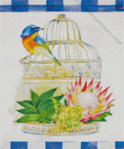 Birdcage Spring Diamond Painting