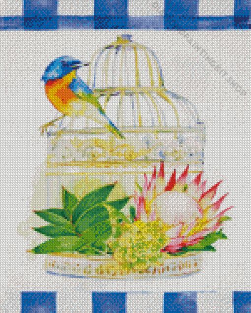 Birdcage Spring Diamond Painting