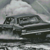 Black And White Ht Holden Car Diamond Painting