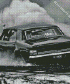 Black And White Ht Holden Car Diamond Painting