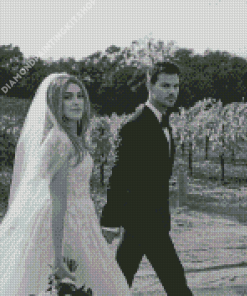 Black And White Taylor Lautner Wedding Diamond Painting