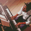 Black Man At Piano Diamond Painting