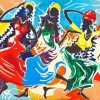 Black Women Dancing Art Diamond Painting