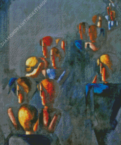 Blaues Bild Oskar Schlemmer Diamond Painting