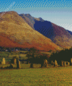 Blencathra Hill Landscape Diamond Painting