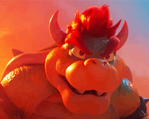 Bowser Mario Diamond Painting