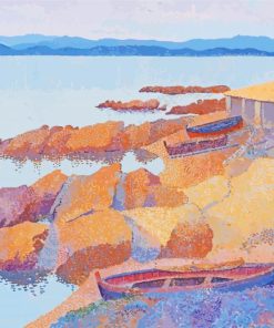 Calanque Des Antibois By Henri Edmond Cross Diamond Painting