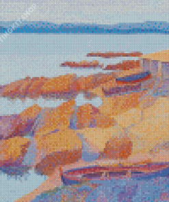 Calanque Des Antibois By Henri Edmond Cross Diamond Painting