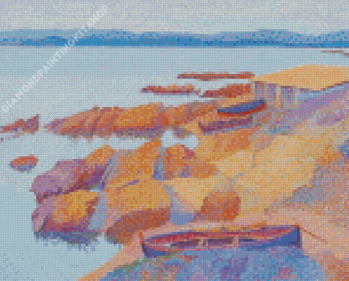 Calanque Des Antibois By Henri Edmond Cross Diamond Painting