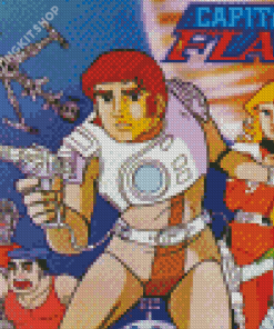 Capitaine Flam Characters Diamond Painting