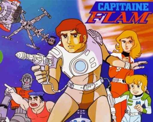 Capitaine Flam Characters Diamond Painting