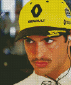 Carlos Sainz Jr Diamond Painting