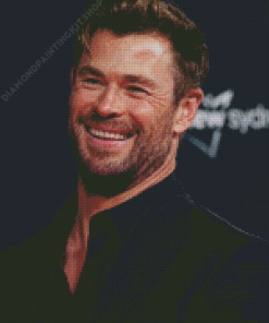 Chris Hemsworth Smiling Diamond Painting