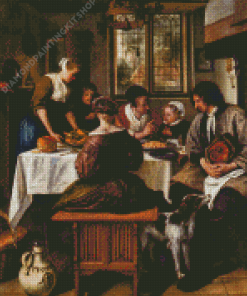 Classic Family Meal Diamond Painting