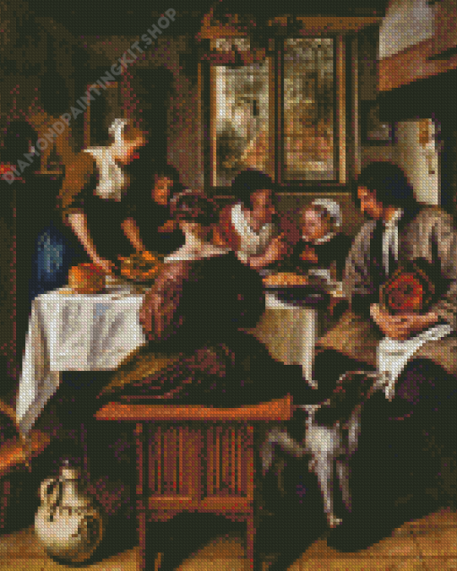 Classic Family Meal Diamond Painting