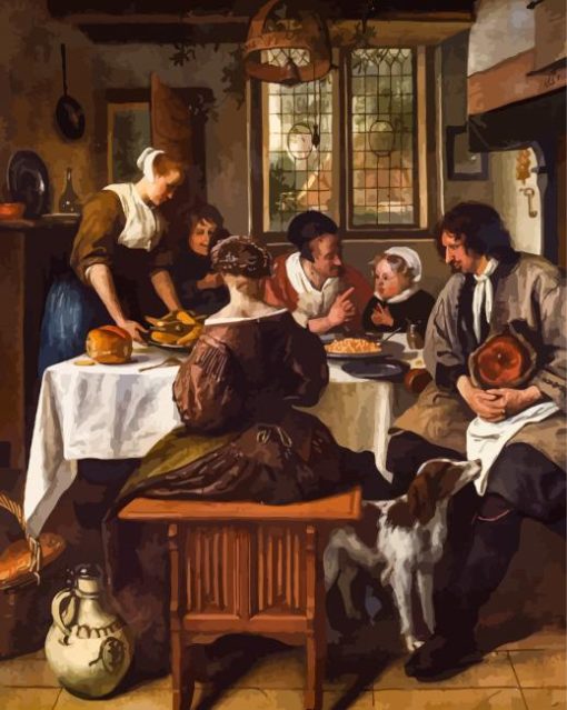 Classic Family Meal Diamond Painting