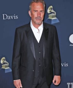 Classy Kevin Costner Diamond Painting